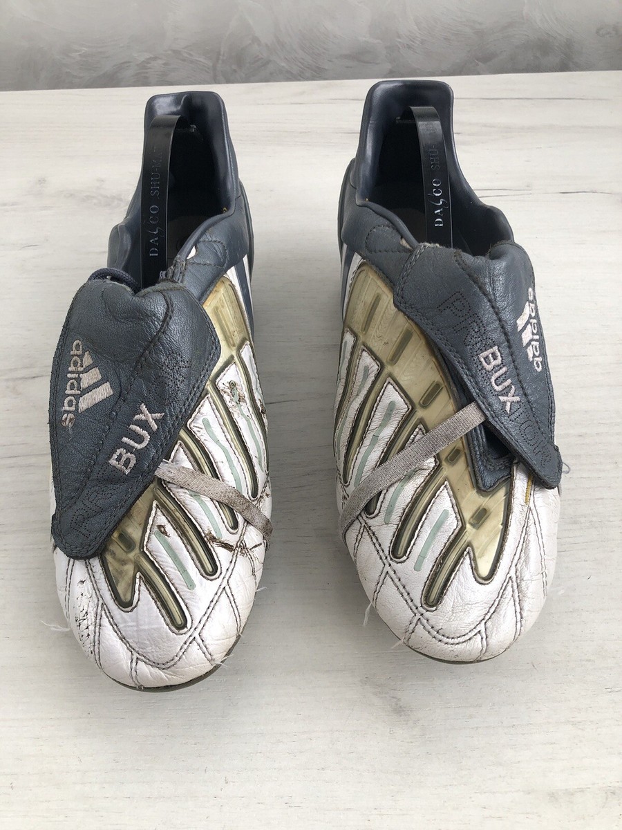 Adidas Predator Powerswere FG White Leather US8 1/2 UK8 EUR42
