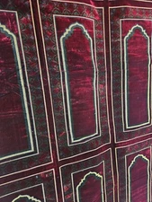 Large Turkish Prayer Mat- for group of 12 Peoples 130'' x 80'' Ideal Hajj Gift