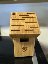 Shun 11-Slot Premier Professional Bamboo Knife Block