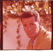 James Garner 1960's publicity portrait color Original 2.25 x 2.25 Transparency