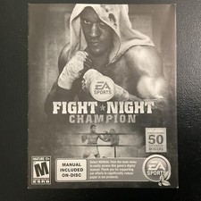 Fight Night Champion PS3 PlayStation 3 Instruction Manual Only