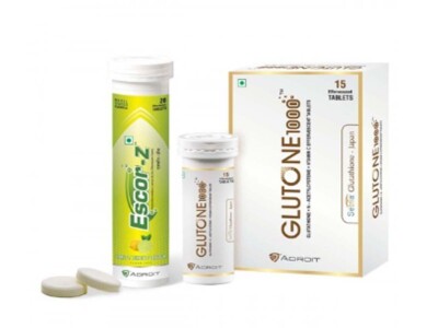 New Skin Lightening Combo Glutone 1000 with Escor Z 