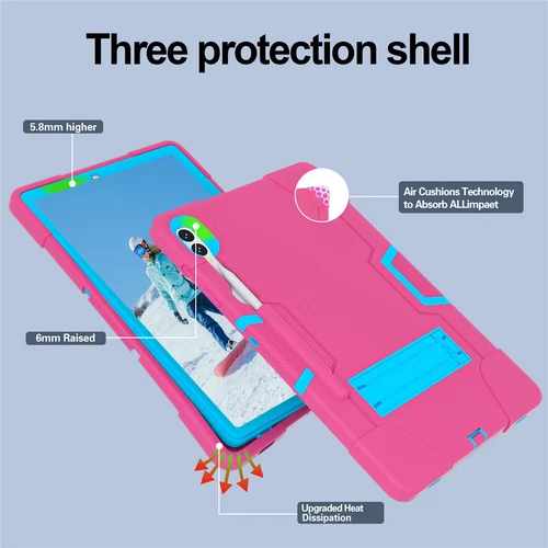 For Samsung Galaxy Tab S9 FE 10.9 11" Case Heavy Duty Shockproof Stand Cover - Picture 124 of 163