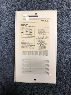3-Way Register 8  x 4  383W8X4