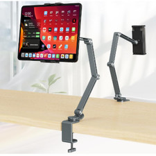 Phone Tablet Holder Stand Bed Desk Mount for IPhone IPad Adjustable 360 Rotation