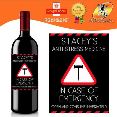 DIVERTIDA BOTELLA DE VINO PERSONALIZADA CUMPLEAÑOS LAS OCASIONES | eBay