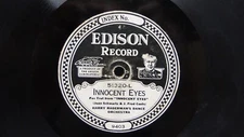 Edison Record Harry Raderman's Innocent Eyes Kaplan's Melodists East 51320