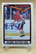 1990-91 O-Pee-Chee OPC Base #466 Duane Sutter - Chicago Blackhawks
