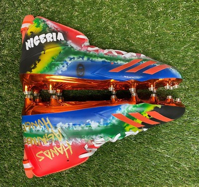 custom adizero football cleats