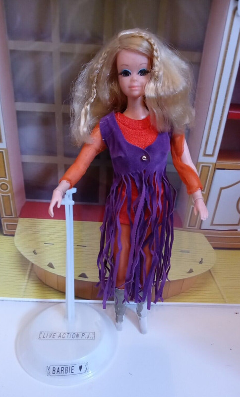 BARBIE Mattel Vintage 1971 Live Action PJ P.J. MOD Doll #1156