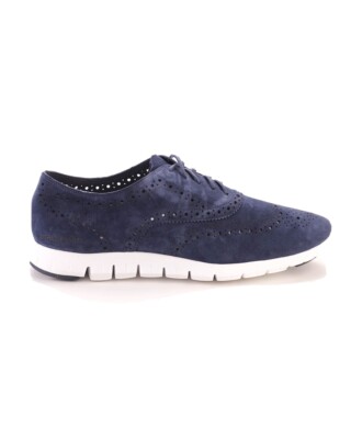 Cole Haan Navy Blue Suede Oxfords Size 10.5 s-l400.jpg main image 4