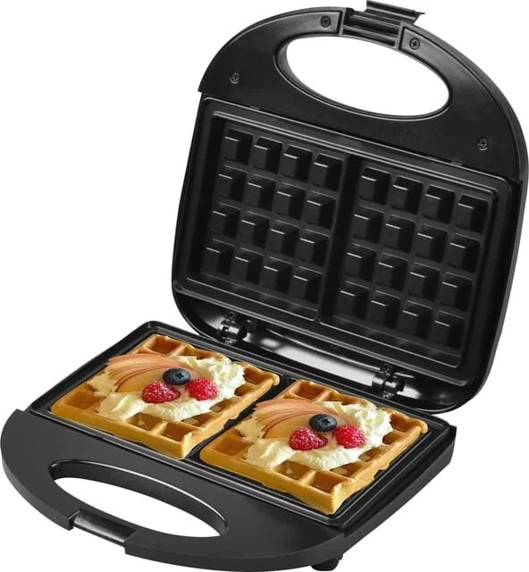 Waffle Maker Sandwich Toaster 750W Non Stick Compact Kitchen Appliance