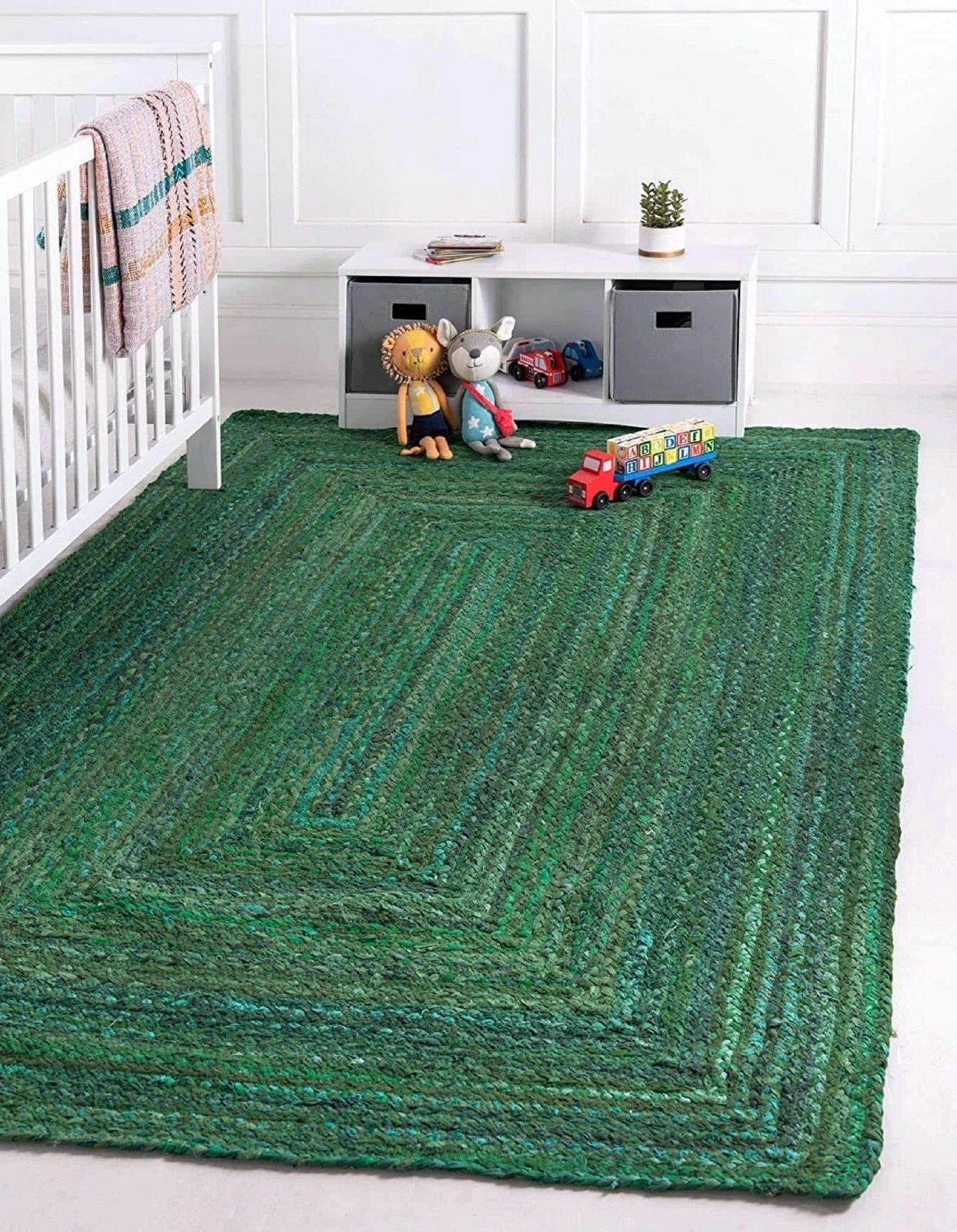 Rug Natural Cotton Rectangle Handmade Carpet Runner Handmade Modern Area Rugs