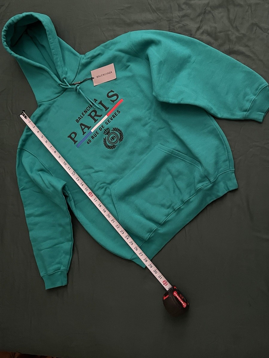 Balenciaga Paris Flag Oversized Hoodie F/W 19 sz S | eBay