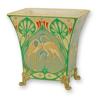 Blumentopf Aus Porzellan Und Bronze Verziert Replikat Retro Design Dekoration