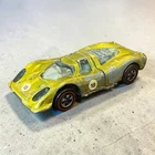 1970 HOT WHEELS REDLINE #18 PORSCHE 917 GREEN 1:64 DIECAST 2 5/8" CAR REAR OPENS