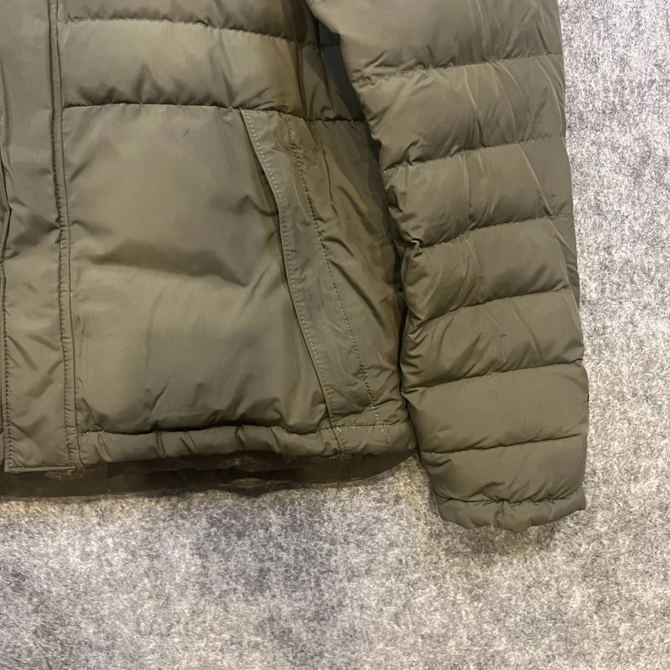 North Face Goose 550 Down Parka Men's Medium Hooded Puffer Olive Camo Liner - Image 4 of 4