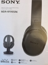 Sony MDR-RF995RK Wireless Stereo Headphone System Black With Original Box
