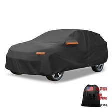 Car Cover Outdoor Waterproof Sun Rain Snow Hail Protection with Left Side