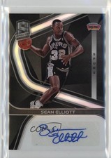 2019-20 Panini Spectra Signatures 75/99 Sean Elliott #S-SEL Auto
