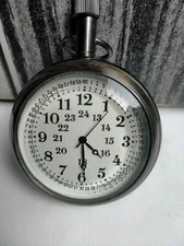 Nautical Vintage American Elgin Look Collectible Antique 2" Brass Pocket Watch