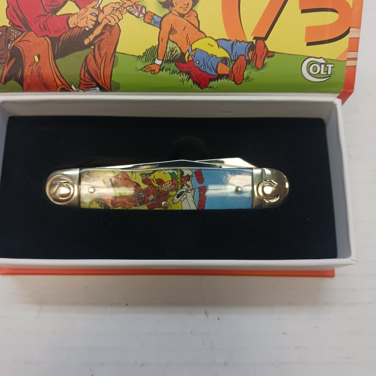 Colt Red Ryder 75th anniversary Little Beaver Pocket Knife CT682