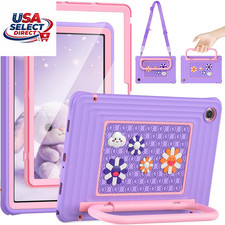 Durable Cute Case for Galaxy Tab A11 /A9 11 Inch with Screen Protector