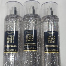 Bath & Body Works Little Black Party Dress Fine Fragrance Mist 8oz(3 Pack)