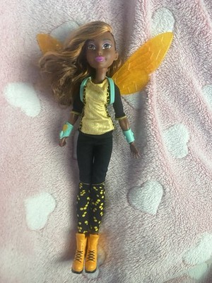 DC Comics Super Hero Girls Bumblebee 12'' Doll with Wings Backpack 2015 Mattel