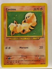 Caninos 68/105 Wizards Neo Destiny carte Pokémon FR