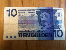10 Gulden Niederlande 1968 - Frans Hals - Design R.D.E. Oxenaar - Rarität