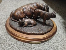 Bud Helbig Bronze sculpture "The Babysitter" 34/35