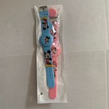 Mickey And Minnie Waterproof AirTag Bracelet Holder For Kids Blue Pink
