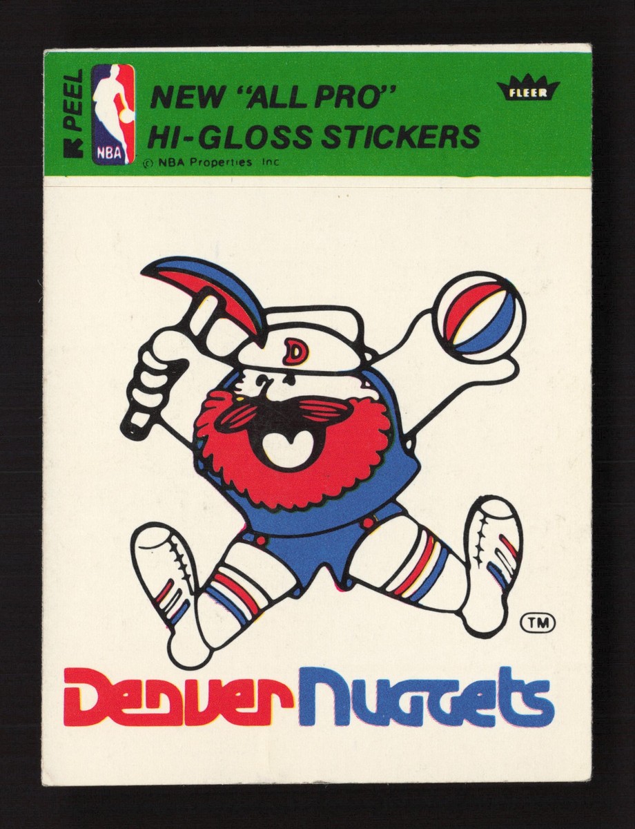 ナゲッツ様　依頼品 Denver Nuggets Logo 1978-79 Fleer NBA Team Stickers #NNO Green