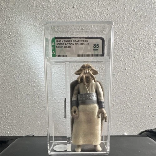 Star Wars Vintage Kenner 1983 Squid Head Action Figure Graded AFA 85