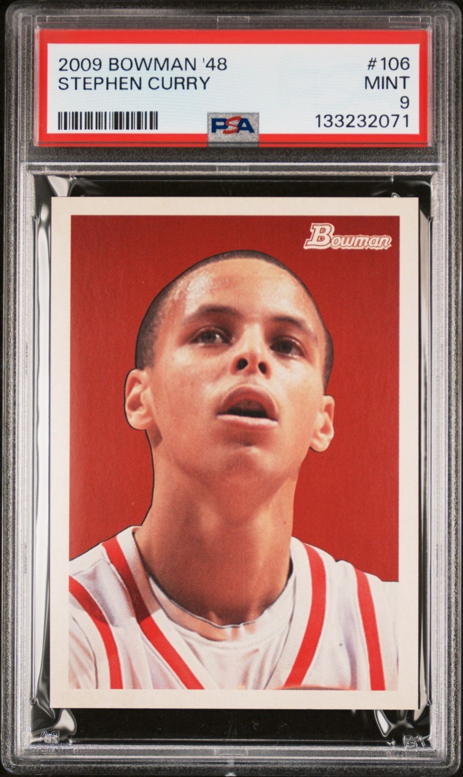 2009 BOWMAN '48 #106 STEPHEN CURRY ROOKIE RC PSA 9 MINT