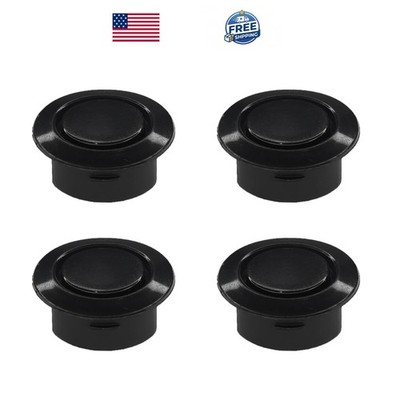 4 PCS Universal Car Rear Bumper Plugs Cover for Parking Sensor Radar Holes, W...