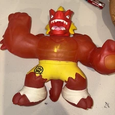 WORKING 8"light up Heroes of Goo JIT Zu Blazagon Stretchy Dragon Attack Figure