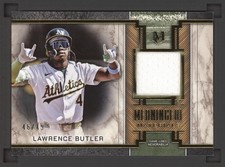 2025 Topps Museum Collection Lawrence Butler Meaningful Relic Gold /49 Athletics