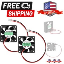 2-Pack 40mm x 10mm DC 12V Brushless Cooling Fan, Dual Ball Bearing,