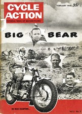 American magazine acti 1958 advertisement Triumph Ducati Ducati Harley race c7