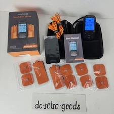 TENS Unit with 32 Modes Dual Channel EMS Muscle Stimulator 3-in-1 New Open Box 