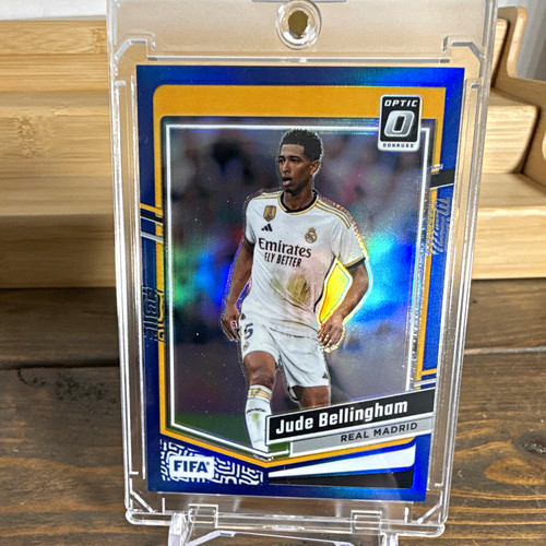 Panini 2023-24 Donruss FIFA Optic Blue Prizm Jude Bellingham #120 /99
