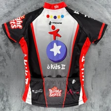 Hincapie Kids II Bright Starts M Cycling Jersey Full Zip Woman Club Fit Bike VTG
