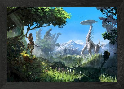 Horizon Zero Dawn: Tallneck Wilds Framed Wall Art Poster Print Picture