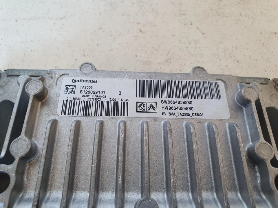 PEUGEOT 208 TRANSMISSION ECU 9664859580, AUTO T/M, A9, 10/12-05/15 - Image 3 of 4