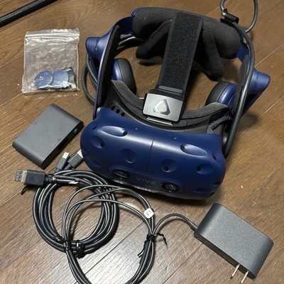 HTC Vive Pro HMD Upgrade Kit Virtual Reality Headset Blau Bluetooth OHNE BOX ...