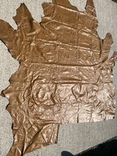 Tan Leather Hide Approximately 205cm By 205cm