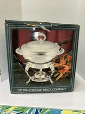 International Silver Company Chafing Dish with Sterno Holder 99115806