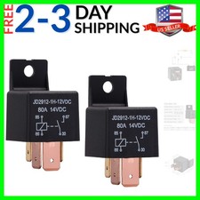 4-Pin Relay 12V 80A Automotive Car Relay On/Off Normally Open Car Truck Boat ...